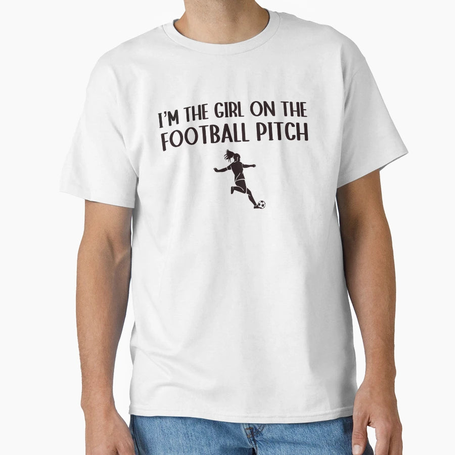 Im Football Pitch T-Shirt - Trendy Graphic Unisex - T-Shirt, Sweatshirt, Hoodie