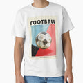 Bauhaus Football Soccer Ball Mid T-Shirt - Aesthetic Graphic for Adults - T-Shirt, Sweatshirt, Hoodie