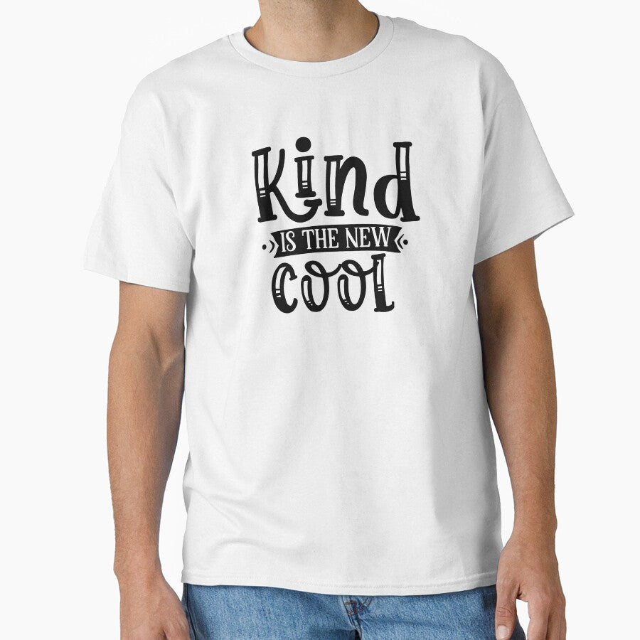 Kind is the new cool, Kindness positive saying by - Adult & Kids T-Shirts, Sweatshirts & Hoodies apparel design preview 1