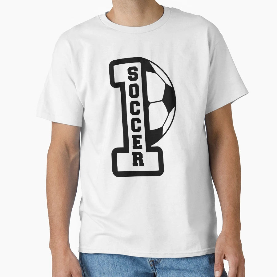 Number One Game Football Soccer T-Shirt - Custom Art Print Unisex - T-Shirt, Sweatshirt, Hoodie