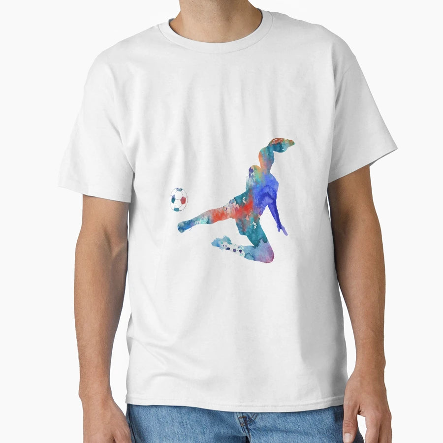 Female Soccer Player T-Shirt - Novelty Apparel for Adults - T-Shirt, Sweatshirt, Hoodie