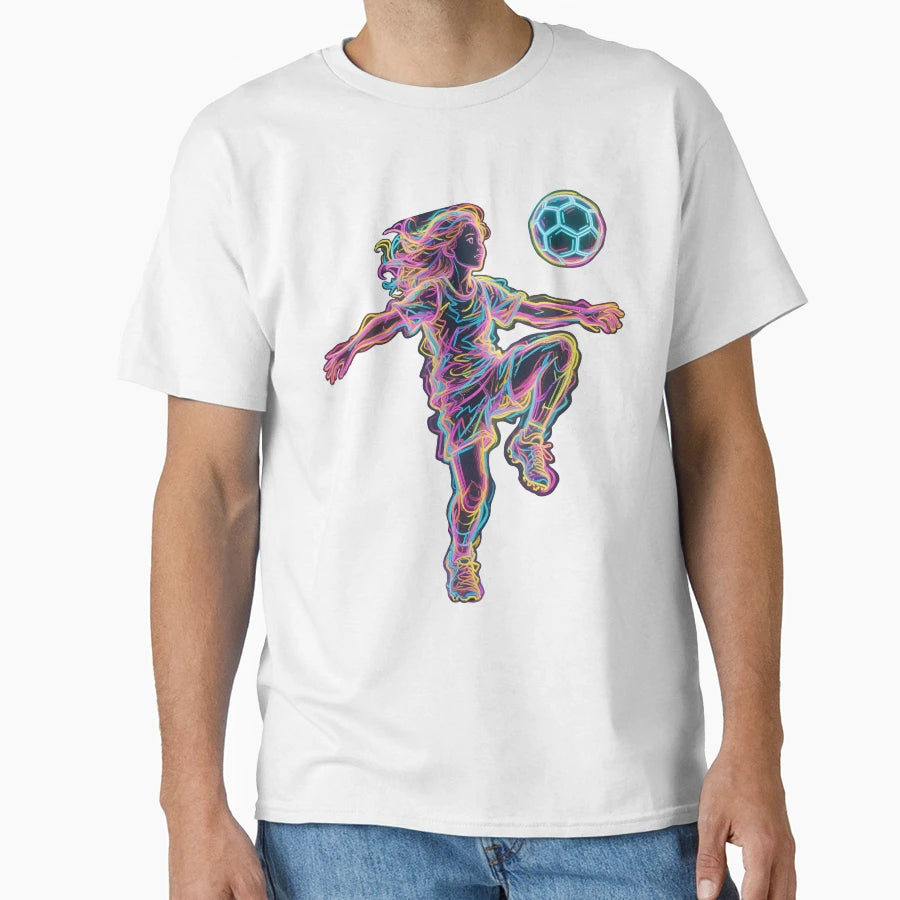 Just Who Loves Soccer Soccer Player T-Shirt - Graphic Print Men Women - T-Shirt, Sweatshirt, Hoodie