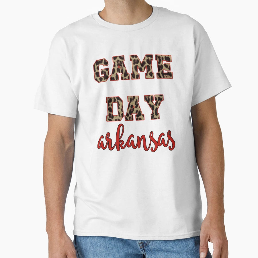 Game Day Arkansas T-Shirt - Casual Everyday Wear Unisex - T-Shirt, Sweatshirt, Hoodie