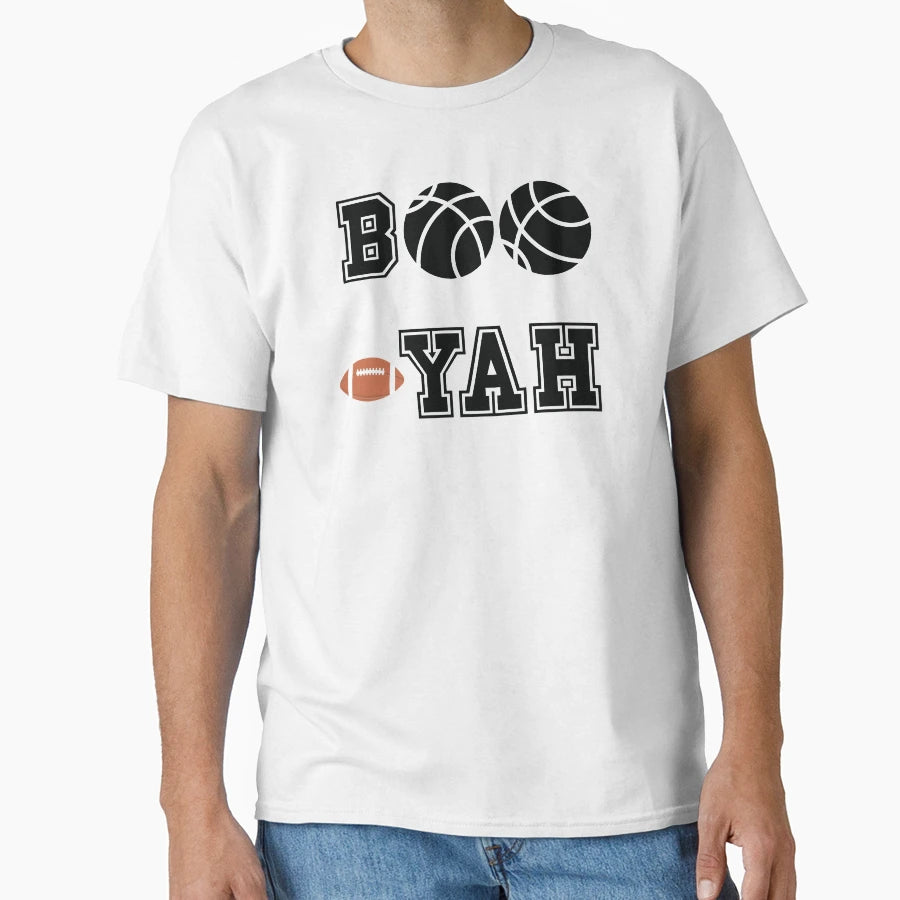 Stuart Scott Booyah Boo Yah Boo Yah T-Shirt - Minimalist Print Men Women - T-Shirt, Sweatshirt, Hoodie
