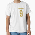 Firmino Black Gold T-Shirt - Trendy Graphic Unisex - T-Shirt, Sweatshirt, Hoodie