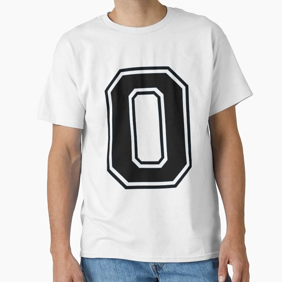 Varsity Team Sports Uniform Number 0 T-Shirt - Streetwear Style Unisex - T-Shirt, Sweatshirt, Hoodie
