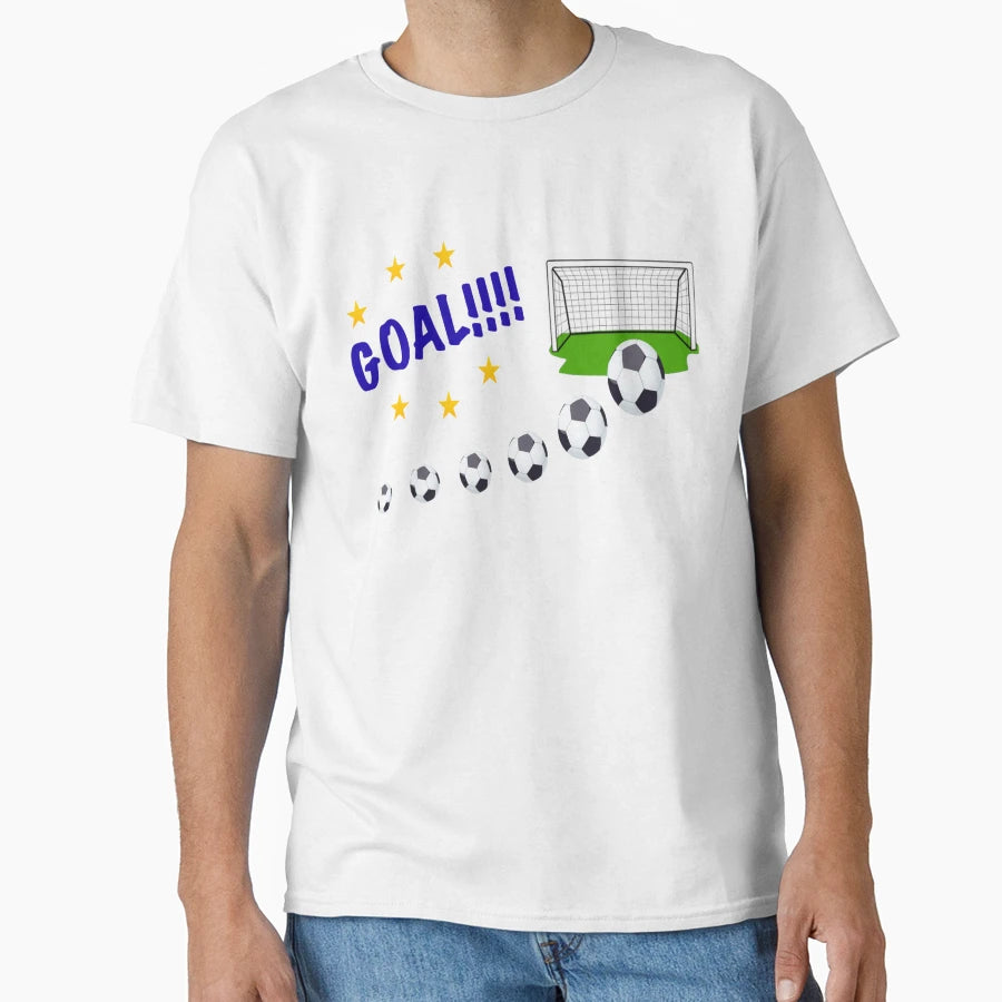 Soccer Goal T-Shirt - Minimalist Print for Adults - T-Shirt, Sweatshirt, Hoodie