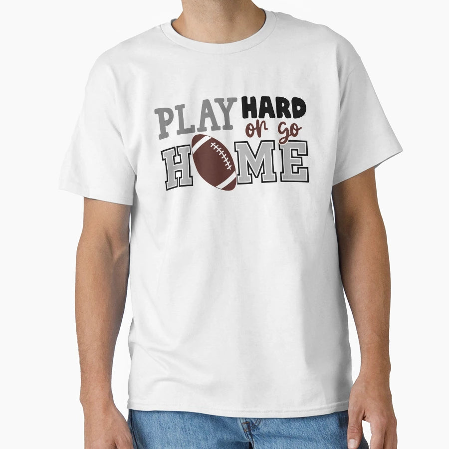 Football Lovers Players Fan American T-Shirt - Custom Art Print Unisex - T-Shirt, Sweatshirt, Hoodie