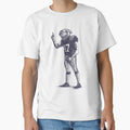 American Football Player Shark T-Shirt - Custom Art Print for Adults - T-Shirt, Sweatshirt, Hoodie
