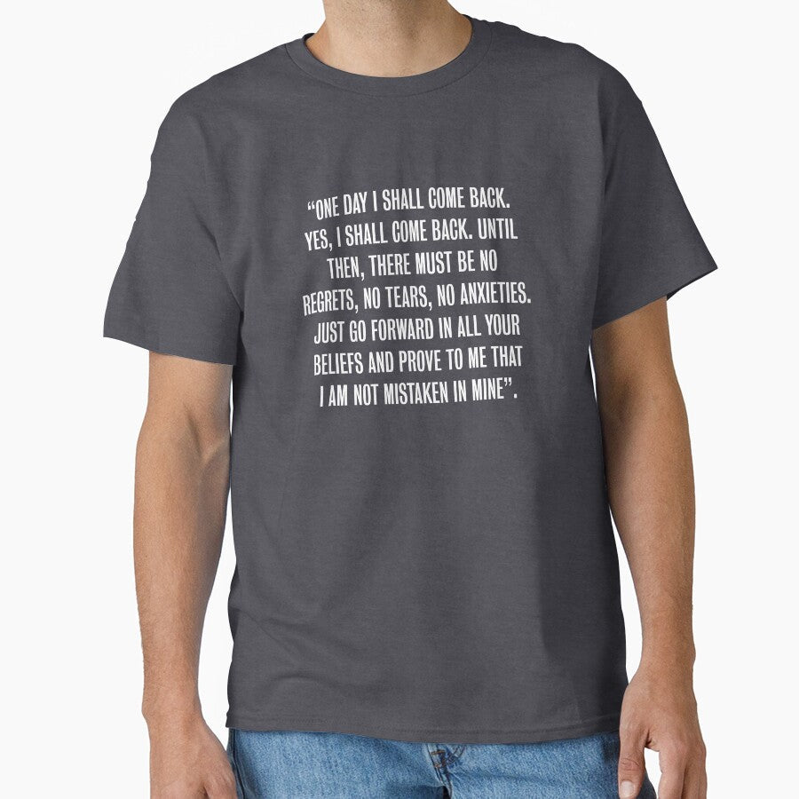 One day I shall come back. by TheGenesisArk - Adult & Kids T-Shirts, Sweatshirts & Hoodies apparel design preview 1