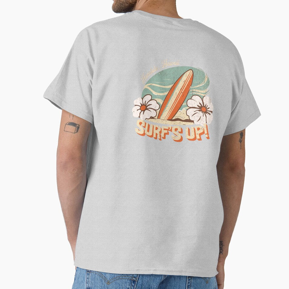 Hawaii Surfing Honolulu Beach Surf by Oniyasha - Adult & Kids T-Shirts, Sweatshirts & Hoodies apparel design preview 1