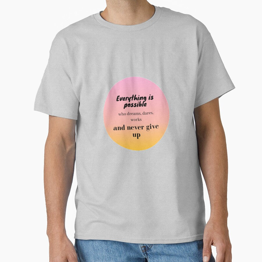 Never give up-Motivation by Desibeau - Adult & Kids T-Shirts, Sweatshirts & Hoodies apparel design preview 1