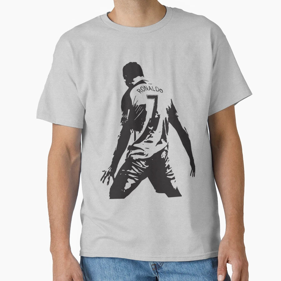 Ronaldo Back T-Shirt - Custom Art Print Unisex - T-Shirt, Sweatshirt, Hoodie