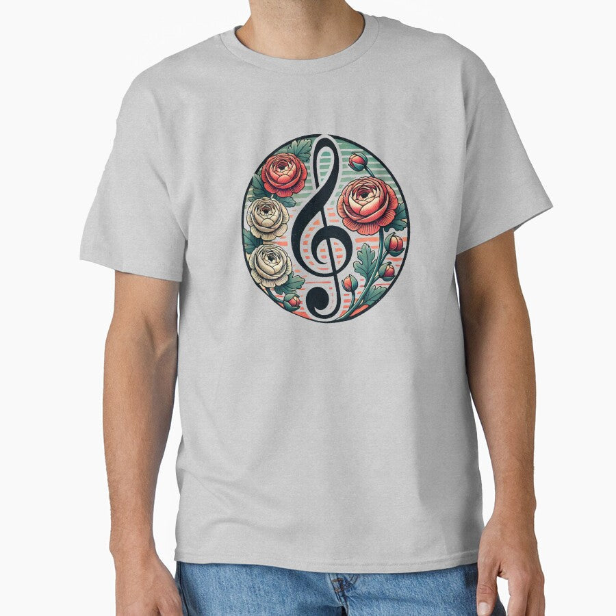 Treble Clef by FrictionMaxxing - Adult & Kids T-Shirts, Sweatshirts & Hoodies apparel design preview 1