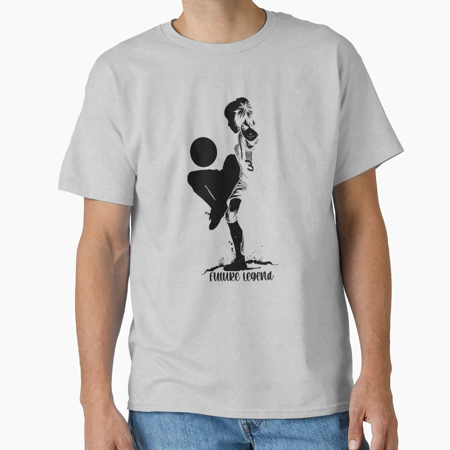 Future Legend Anime Soccer Silhouette Art T-Shirt - Unique Graphic Unisex - T-Shirt, Sweatshirt, Hoodie