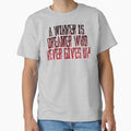 A winner is dreamer who never gives up by - Adult & Kids T-Shirts, Sweatshirts & Hoodies apparel design preview 1