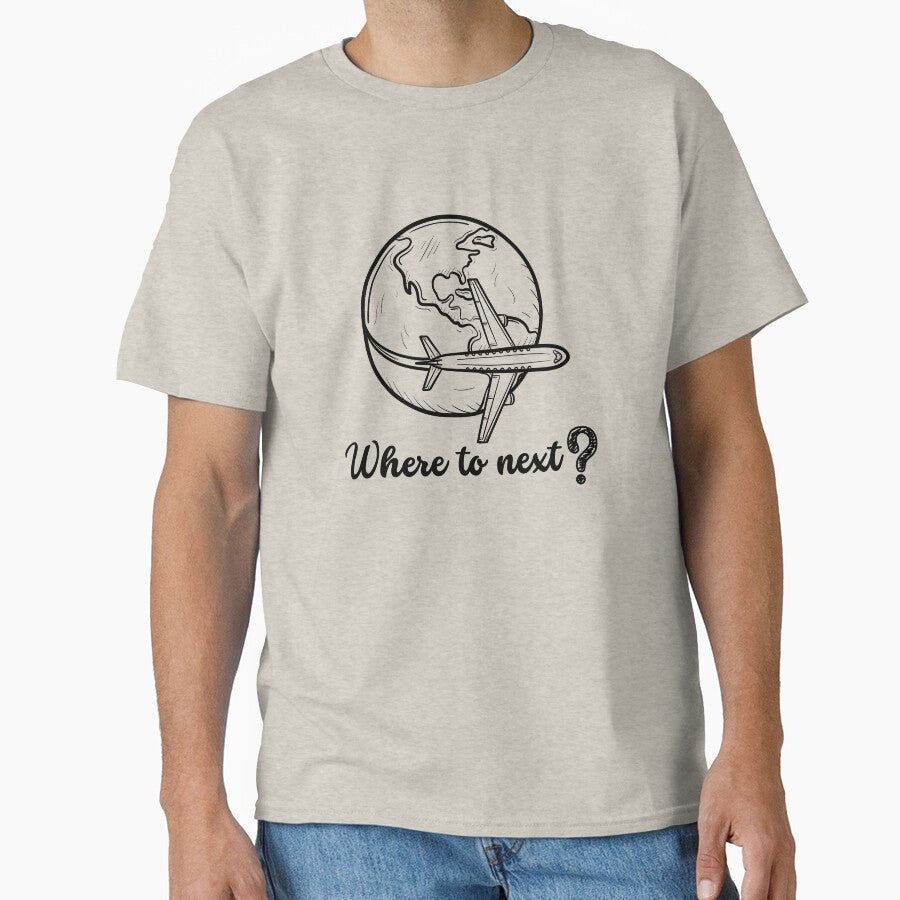 Where To Next Design For Travelling Lovers by - Adult & Kids T-Shirts, Sweatshirts & Hoodies apparel design preview 1