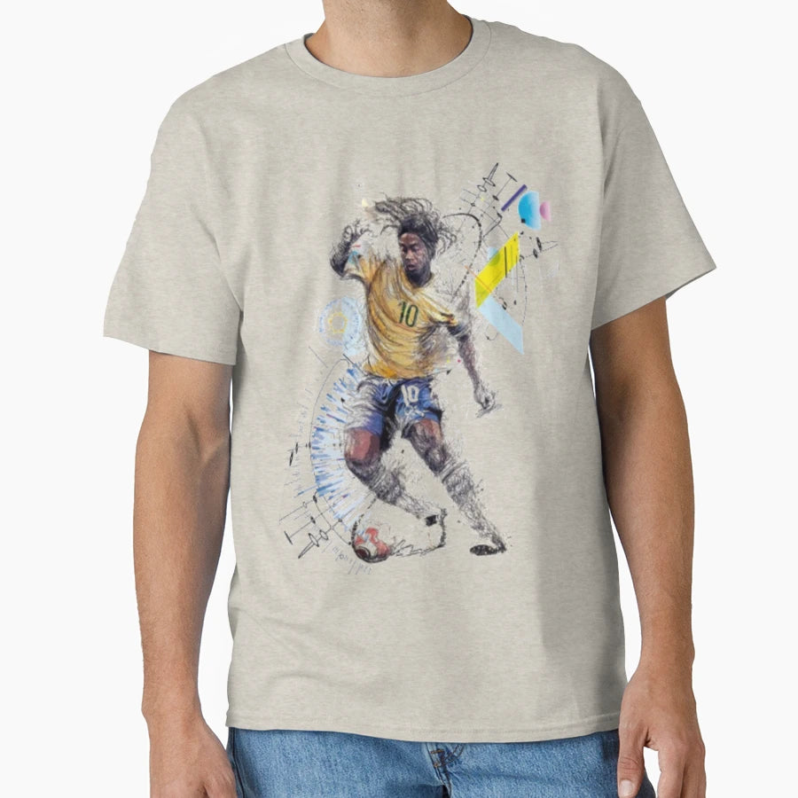 Ronaldinho Playmaker Footballer T-Shirt - Trendy Graphic Men Women - T-Shirt, Sweatshirt, Hoodie