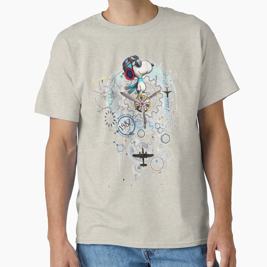 Dreamy Snoopy Dog Flying T-Shirt - Streetwear Style Men Women - T-Shirt, Sweatshirt, Hoodie