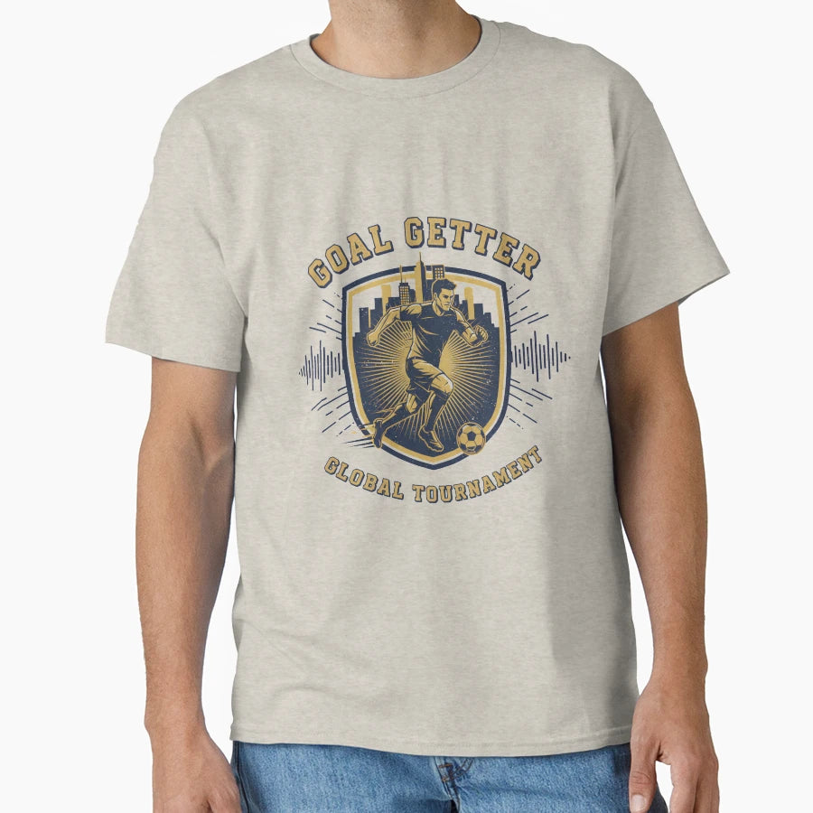 Goal Getter Global Tournament Soccer T-Shirt - Custom Art Print for Adults - T-Shirt, Sweatshirt, Hoodie