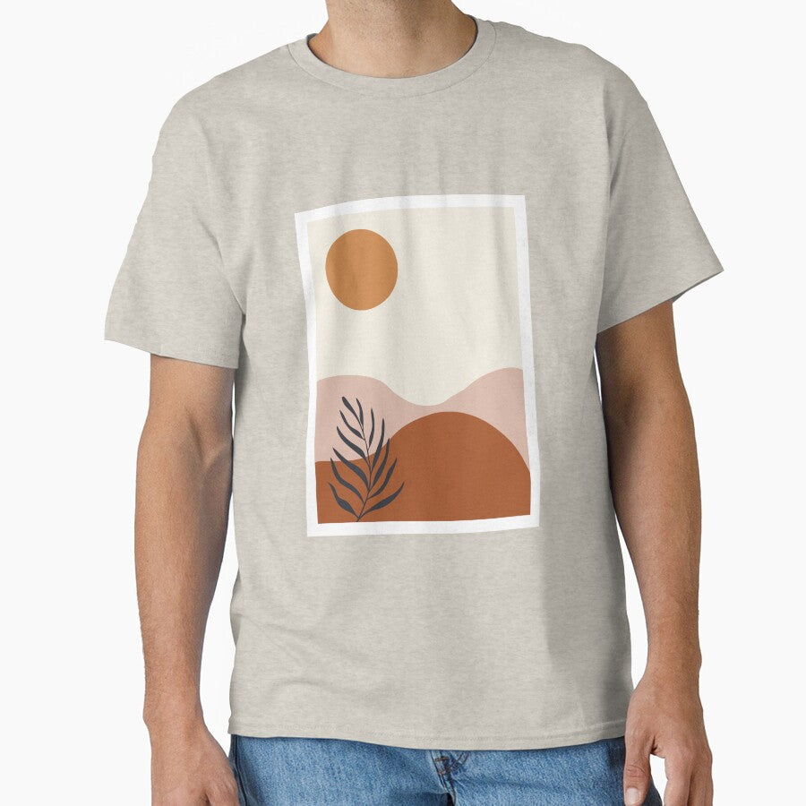 Boho Desert Sunset Modern Bohemian by mauraurus - Adult & Kids T-Shirts, Sweatshirts & Hoodies apparel design preview 1