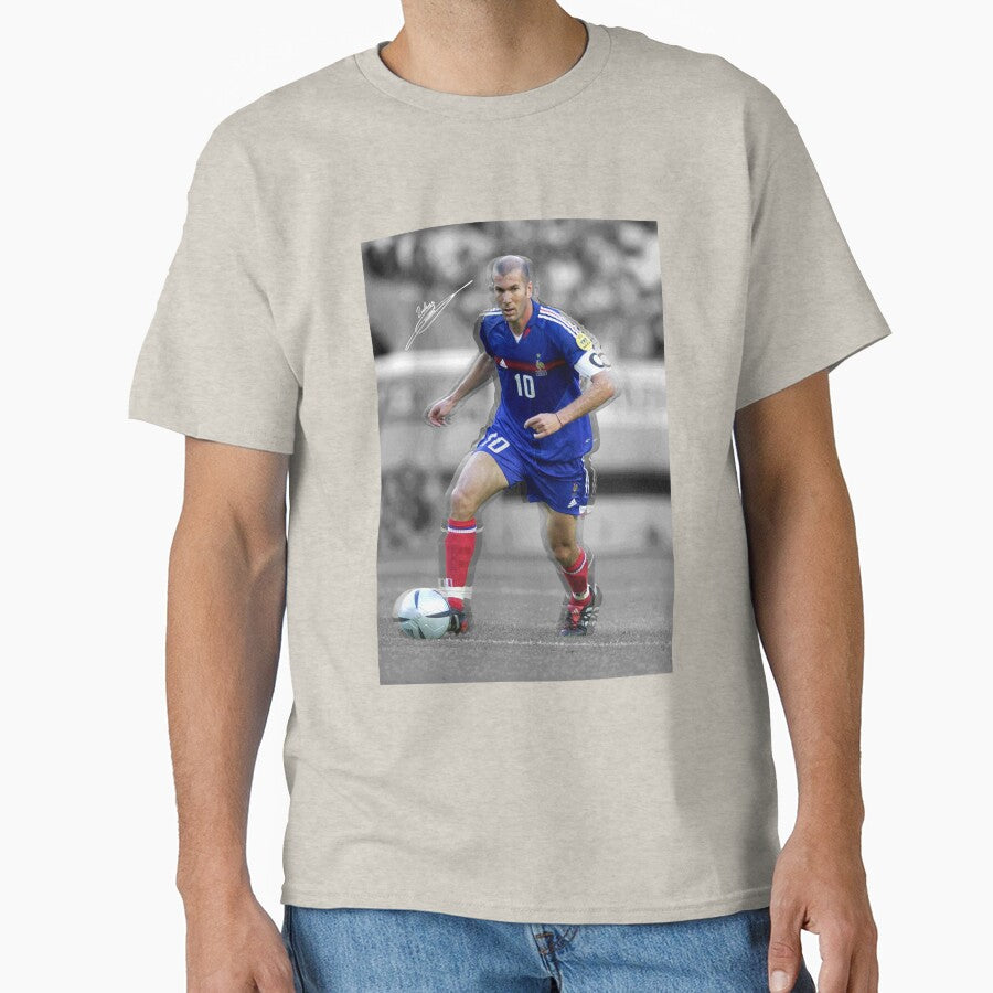 Zinedine Zidane, Futbol, football, soccer by - Adult & Kids T-Shirts, Sweatshirts & Hoodies apparel design preview 1