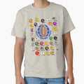 World Football League Defunct Team Helmets T-Shirt - Graphic Print Unisex - T-Shirt, Sweatshirt, Hoodie