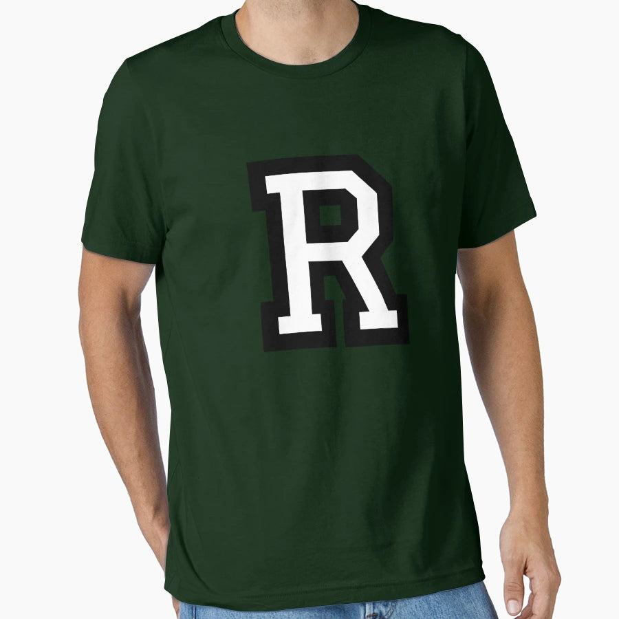 Letter R Two Color T-Shirt - Novelty Apparel Unisex - T-Shirt, Sweatshirt, Hoodie