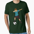Dabbing Soccer Artwork Football Player T-Shirt - Novelty Apparel Men Women - T-Shirt, Sweatshirt, Hoodie