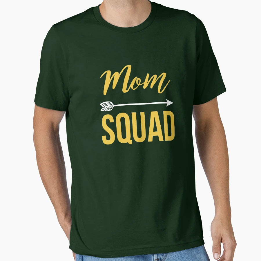 Mom Squad Best Mom Mother Day Gift T-Shirt - Minimalist Print Unisex - T-Shirt, Sweatshirt, Hoodie