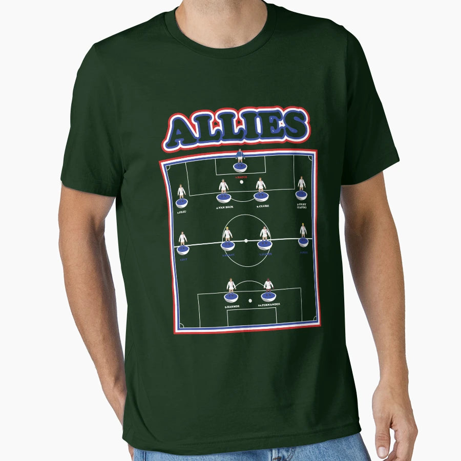 Allies Team Line Up T-Shirt - Custom Art Print Men Women - T-Shirt, Sweatshirt, Hoodie