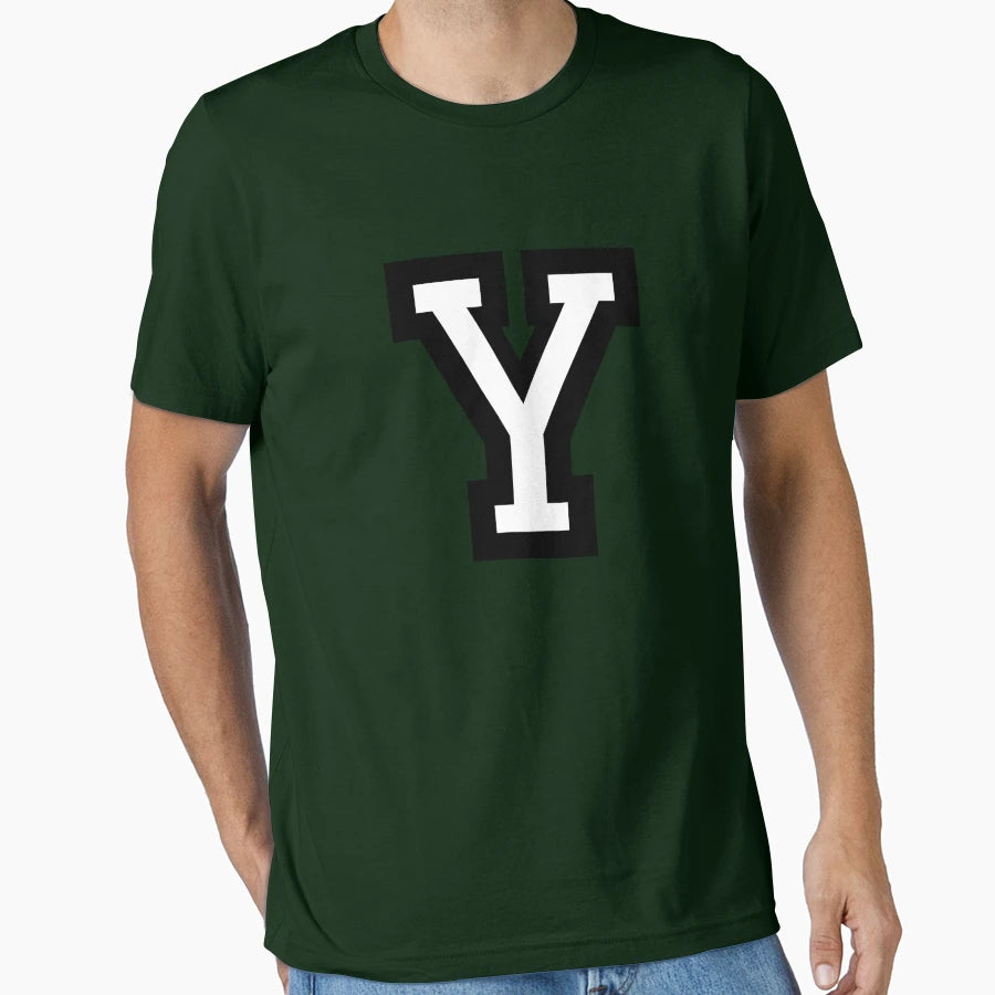 Letter Y Two Color T-Shirt - Custom Art Print Men Women - T-Shirt, Sweatshirt, Hoodie