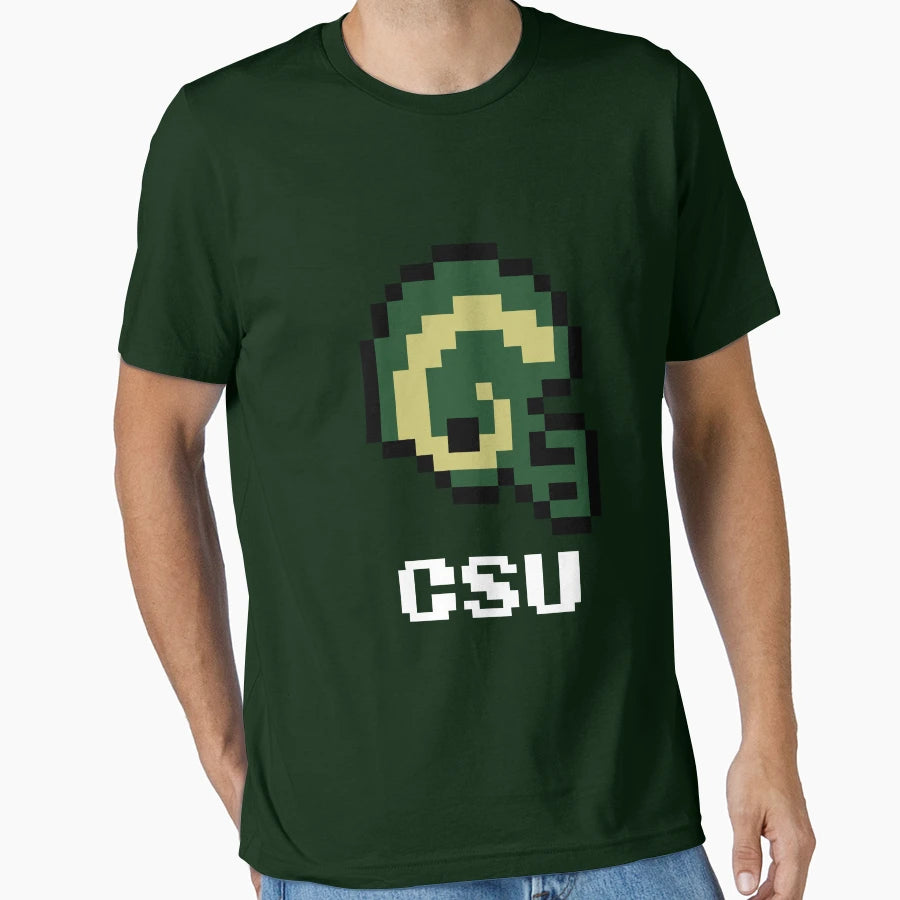 Colorado State Rams Tecmo Super Bowl T-Shirt - Graphic Print Unisex - T-Shirt, Sweatshirt, Hoodie