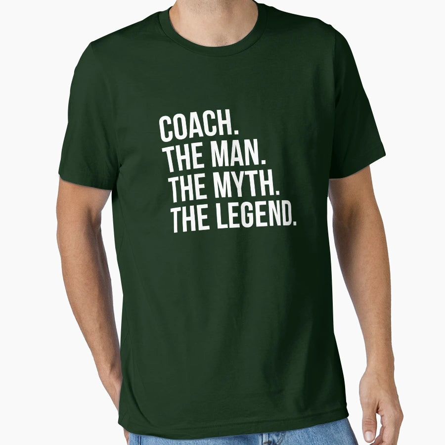 Coach Myth Legend T-Shirt - Aesthetic Graphic Unisex - T-Shirt, Sweatshirt, Hoodie