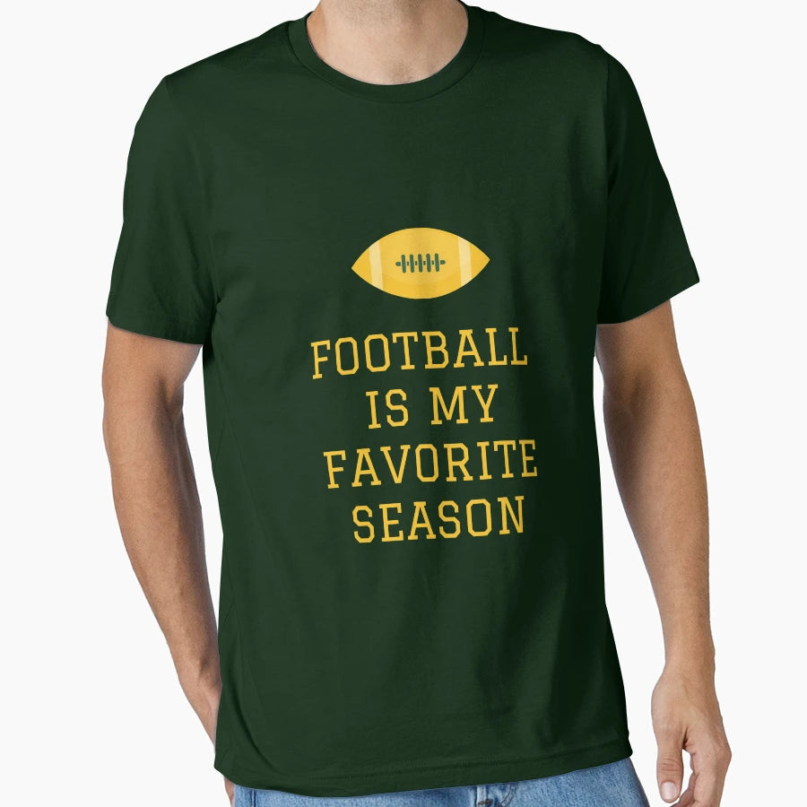 Football Is My Favorite Season T-Shirt - Minimalist Print for Adults - T-Shirt, Sweatshirt, Hoodie