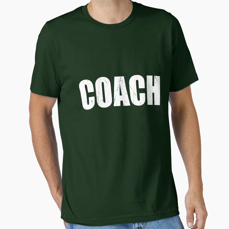 Coach Halloween Costume Party Funny T-Shirt - Custom Art Print Unisex - T-Shirt, Sweatshirt, Hoodie