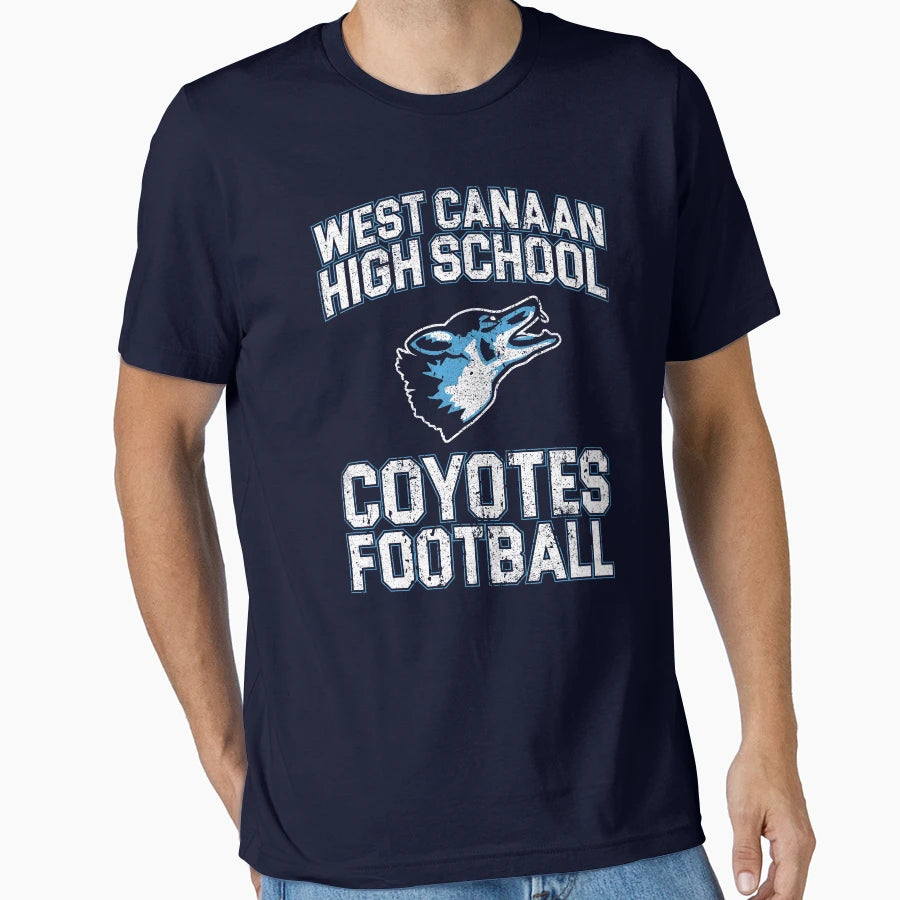 West Canaan High School Coyotes Football T-Shirt - Trendy Graphic Unisex - T-Shirt, Sweatshirt, Hoodie