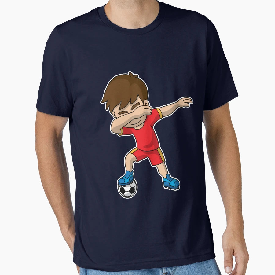 Dabbing Soccer T-Shirt - Aesthetic Graphic Men Women - T-Shirt, Sweatshirt, Hoodie