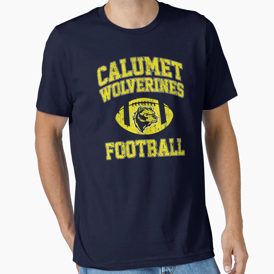 Calumet Wolverines Football T-Shirt - Trendy Graphic Men Women - T-Shirt, Sweatshirt, Hoodie