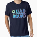 Quad Squad Gym Motivation T-Shirt - Aesthetic Graphic for Adults - T-Shirt, Sweatshirt, Hoodie