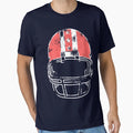 Old Football Helmet T-Shirt - Graphic Print Unisex - T-Shirt, Sweatshirt, Hoodie