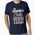 Senior Cheer Mom 2023 Leopard Cheerleader T-Shirt - Novelty Apparel Unisex - T-Shirt, Sweatshirt, Hoodie