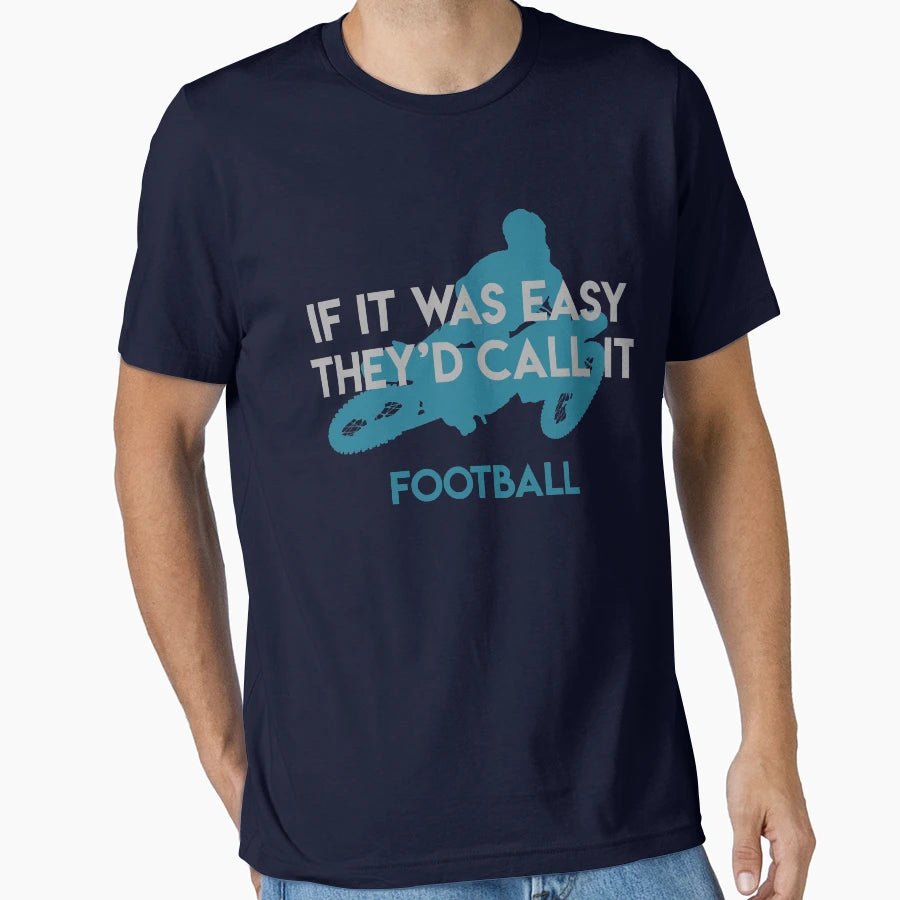 Dirt Bike Football Motocross T-Shirt - Fun Novelty Design Unisex - T-Shirt, Sweatshirt, Hoodie