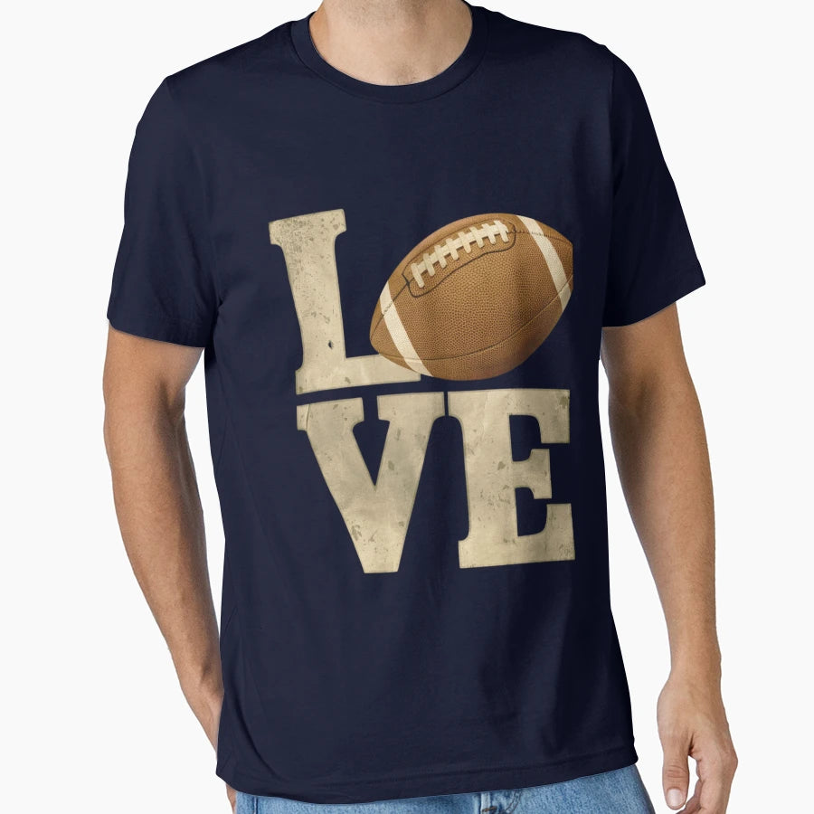 Love American Football T-Shirt - Fun Novelty Design for Adults - T-Shirt, Sweatshirt, Hoodie