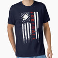 Football Usa American Flag T-Shirt - Aesthetic Graphic Men Women - T-Shirt, Sweatshirt, Hoodie