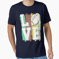 Love And Football T-Shirt - Graphic Print Men Women - T-Shirt, Sweatshirt, Hoodie