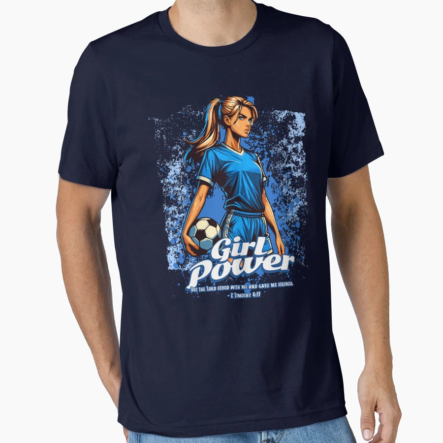 Power Soccer T-Shirt - Minimalist Print for Adults - T-Shirt, Sweatshirt, Hoodie