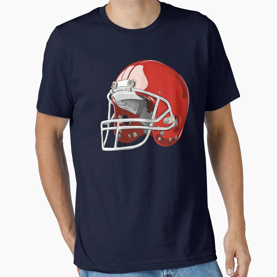 Football Helmet T-Shirt - Unique Graphic Men Women - T-Shirt, Sweatshirt, Hoodie