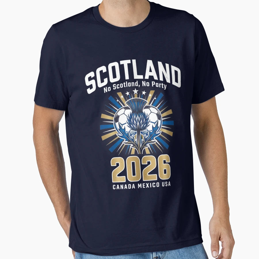 Scottish Soccer Scotland Football 2026 T-Shirt - Unique Graphic Men Women - T-Shirt, Sweatshirt, Hoodie