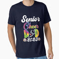 Senior Cheer Dad 2023 Tie Dye T-Shirt - Minimalist Print Men Women - T-Shirt, Sweatshirt, Hoodie